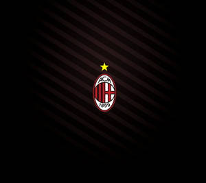 Ac Milan Logo With Star Wallpaper