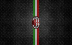 Ac Milan Metal Texture Wallpaper