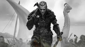 Ac Valhalla With Short Axe Weapon Wallpaper