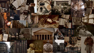 Academia Aesthetic Collage Wallpaper