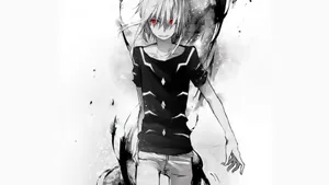 Accelerator In Black And White Anime Pfp Wallpaper