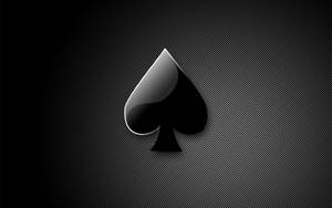 Ace Card 3d Art Black Spade Wallpaper