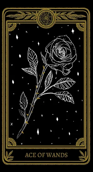 Ace Of Wands Tarot Wallpaper