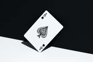 Aceof Spades Levitating Card Wallpaper