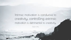 Achieve Dreams With Intrinsic Motivation Wallpaper