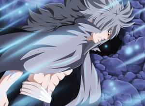 Acnologia, The Black Dragon Of The Apocalypse, Roars Fiercely Against A Dark Background. Wallpaper