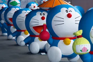 Action Figures Doraemon 4k Wallpaper