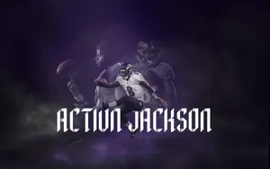 Action Lamar Jackson Baltimore Wallpaper