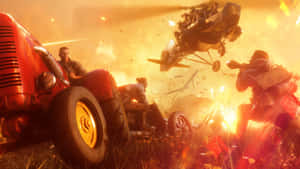 Action-packed Battlefield Vehicles Wallpaper