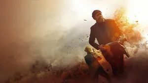 Action Packed Explosion Scene Wallpaper