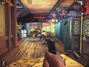 Action-packed Fps Gaming Scene Wallpaper