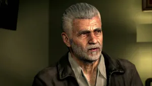 Action-packed Moment Of Alex Mason In Epic Video Game Wallpaper