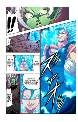 Action-packed Moments In The Hit Dragon Ball Super Manga! Wallpaper