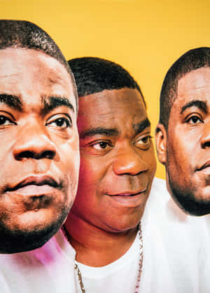 Actor And Comedian Tracy Morgan Posing For The Camera Wallpaper