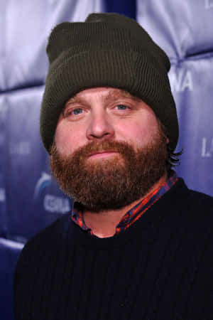 Actor And Comedian Zach Galifianakis Wallpaper