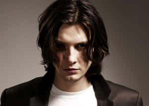 Actor Ben Barnes Posing In A Stylish Suit Wallpaper