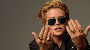 Actor Cole Sprouse Versace Sunglasses Wallpaper