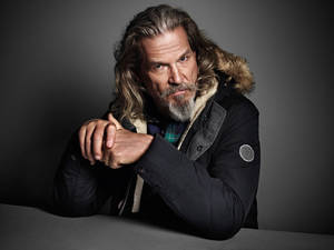 Actor Jeff Bridges As Marc O'polo Model Wallpaper