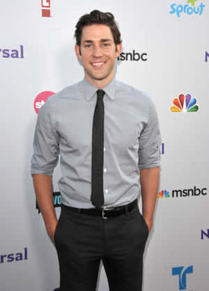 Actor John Krasinski Looks Dapper In This Recent Candid Shot. Wallpaper