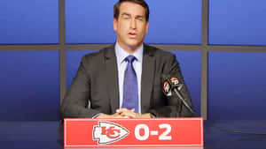 Actor Rob Riggle In A Candid Photograph Wallpaper