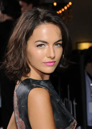 Actress Camilla Belle Stunning In A Close-up Portrait. Wallpaper