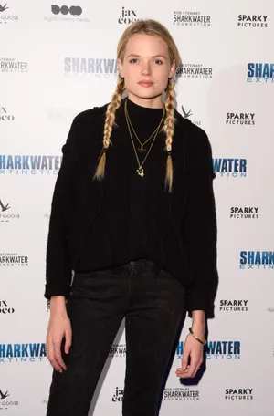 Actress Gabriella Wilde Exuding Elegance Wallpaper