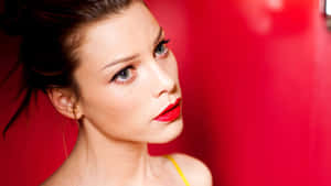 Actress Lauren German Strikes A Pose In Her Signature Style Wallpaper