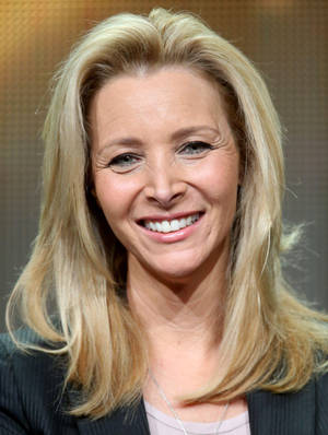 Actress Lisa Kudrow Stunning Smile Wallpaper