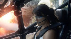 Actress Michelle Rodriguez In Avatar Wallpaper