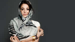 Actress Olivia Thirlby Striking A Pose Wallpaper