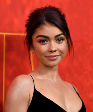 Actress Sarah Hyland Posing For A Portrait Wallpaper