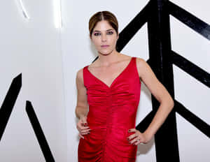 Actress Selma Blair Dazzling In A Glamorous Photoshoot Wallpaper