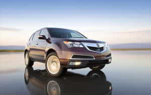 Acura Mdx In Vibrant Setting Wallpaper