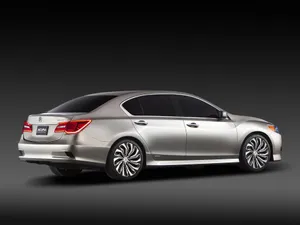 Acura Rlx Luxury Sedan On The Road Wallpaper