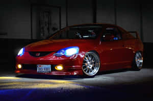 Acura Rsx Type-s In A Stunning Night Shot Wallpaper