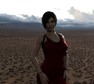 Ada Wong In Intense Combat Scenario Wallpaper