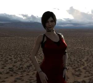 Ada Wong In Intense Combat Scenario Wallpaper