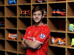 Adam Lallana Lfc Player Wallpaper