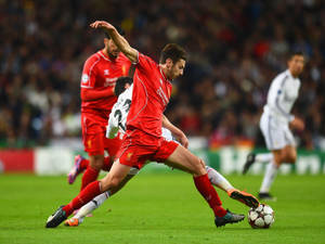 Adam Lallana Stealing The Ball Wallpaper