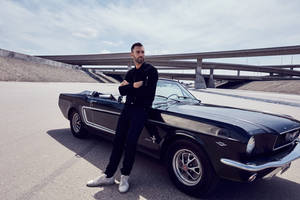 Adam Levine Ford Mustang Wallpaper