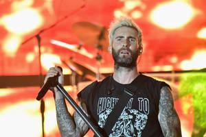 Adam Levine Pop Rock Style Wallpaper