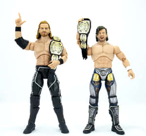 Adam Page And Kenny Omega Action Figures Wallpaper
