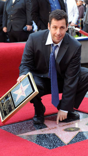 Adam Sandler Hollywood Walk Of Fame Wallpaper