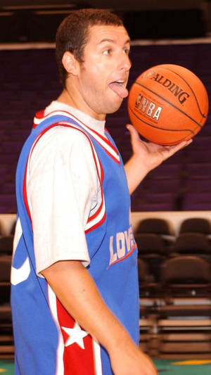 Adam Sandler Playing Basketball Wallpaper