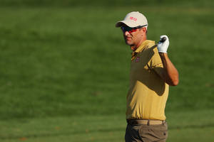 Adam Scott At Golf Course Wallpaper