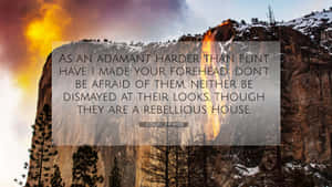 Adamant Bible Verse Wallpaper