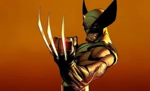 Adamantium Metal Alloy Shining In The Spotlight Wallpaper