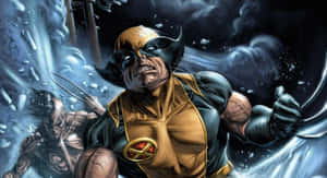 Adamantium Metal Scraped Surface Background Wallpaper