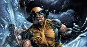 Adamantium Metal Scraped Surface Background Wallpaper