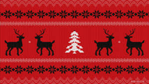 Add A Festive Touch To This Holiday Season With This Beautiful Christmas Pattern. Wallpaper